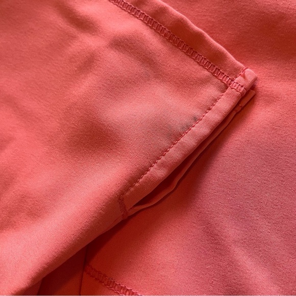 Cherokee Infinity Size Small Peach / Salmon Dri Fit Scrub Top - Picture 6 of 7